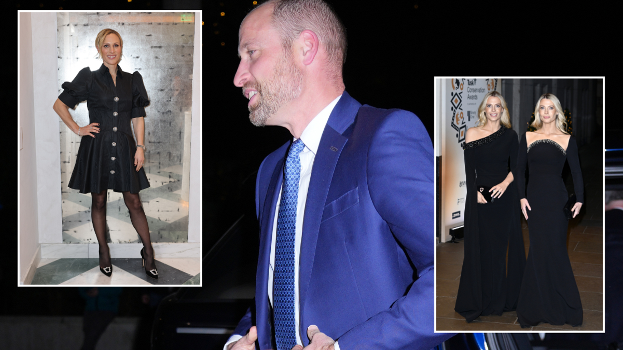 Prince William is supported by Diana's nieces and Zara Tindall at Tusk Awards in London