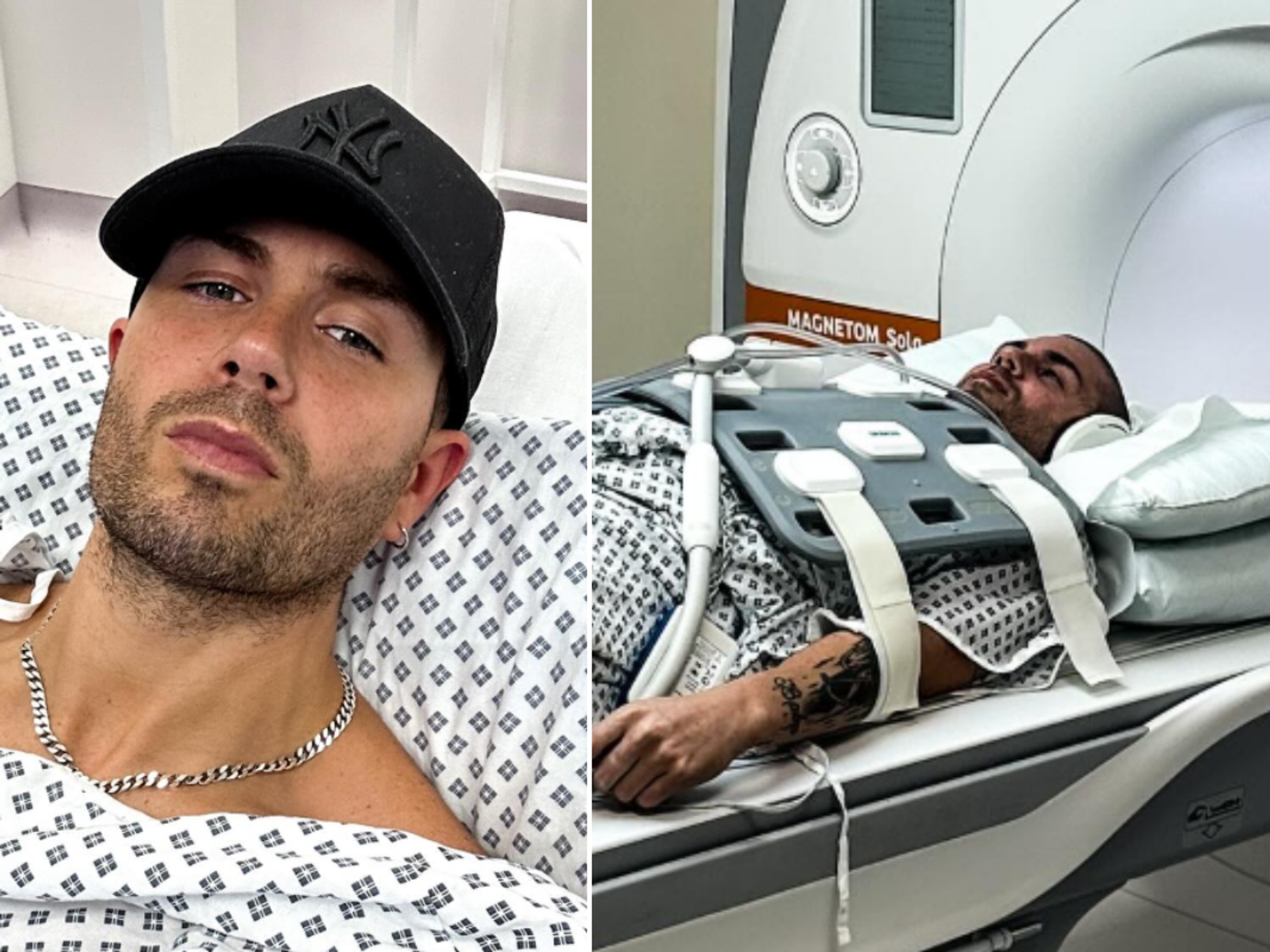 Max George shares huge health update after The Wanted star rushed to hospital