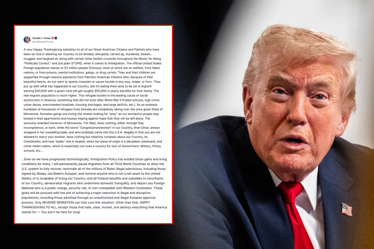 Donald Trump pledges to 'permanently pause migration from ALL third world countries' in extraordinary 500-word message