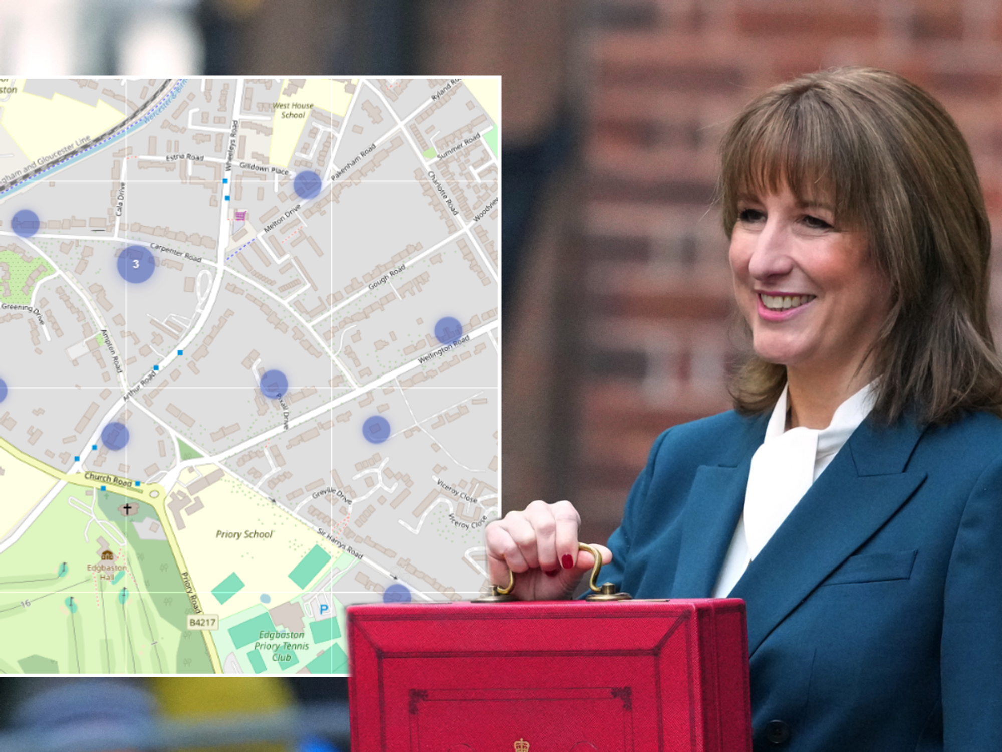 How much will Rachel Reeves's mansion tax cost YOUR AREA? - Use this interactive map to find out