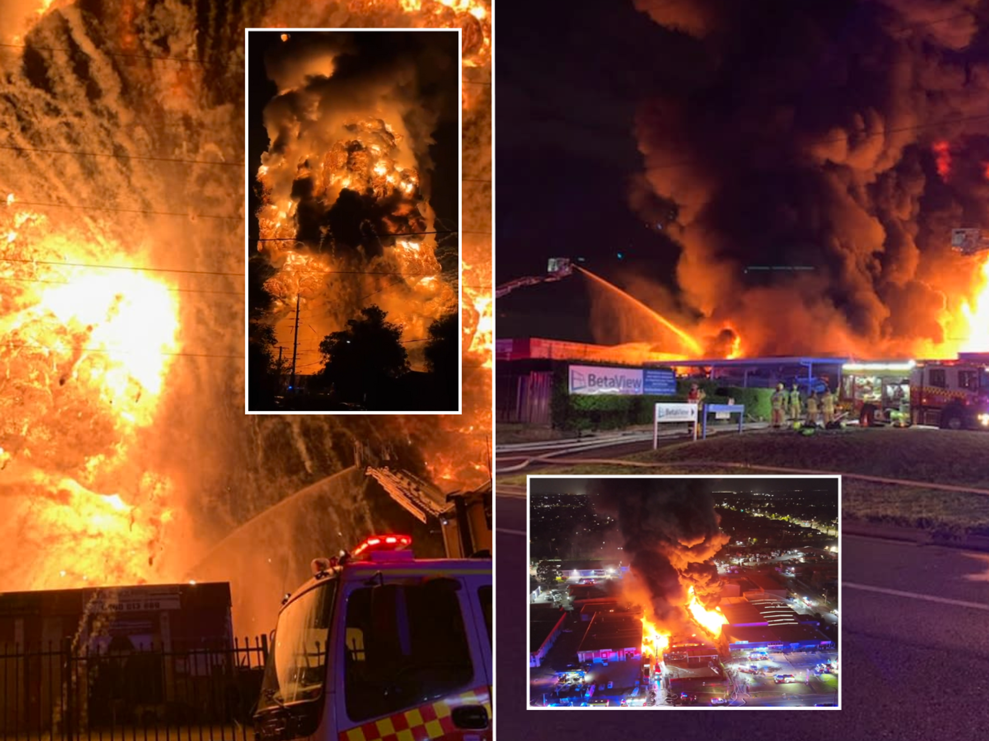 Terrifying explosion rips through Sydney as 200 firefighters scrambled to battle inferno