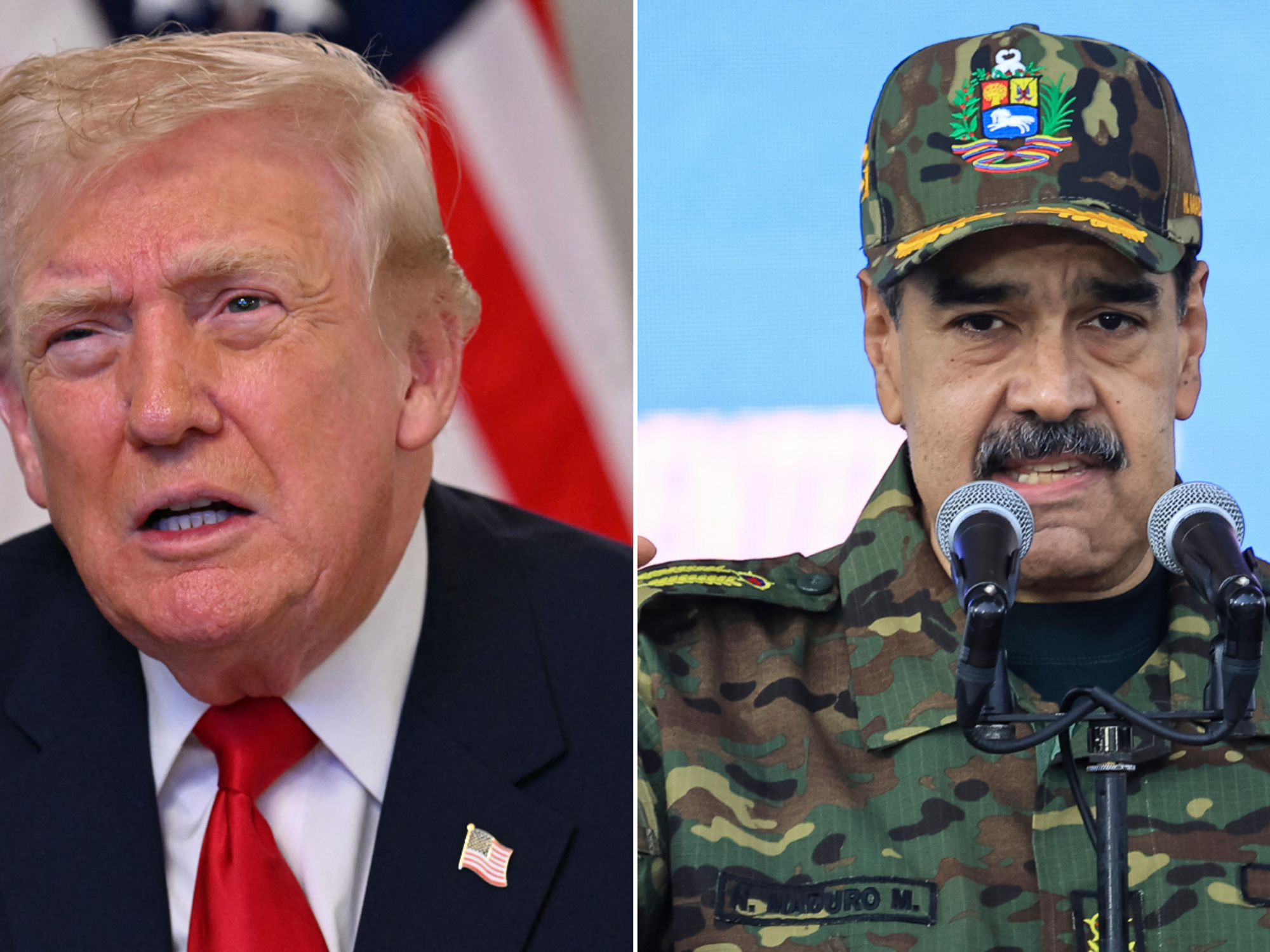 Donald Trump urges Nicolas Maduro 'to flee Venezuela to save himself and his family'