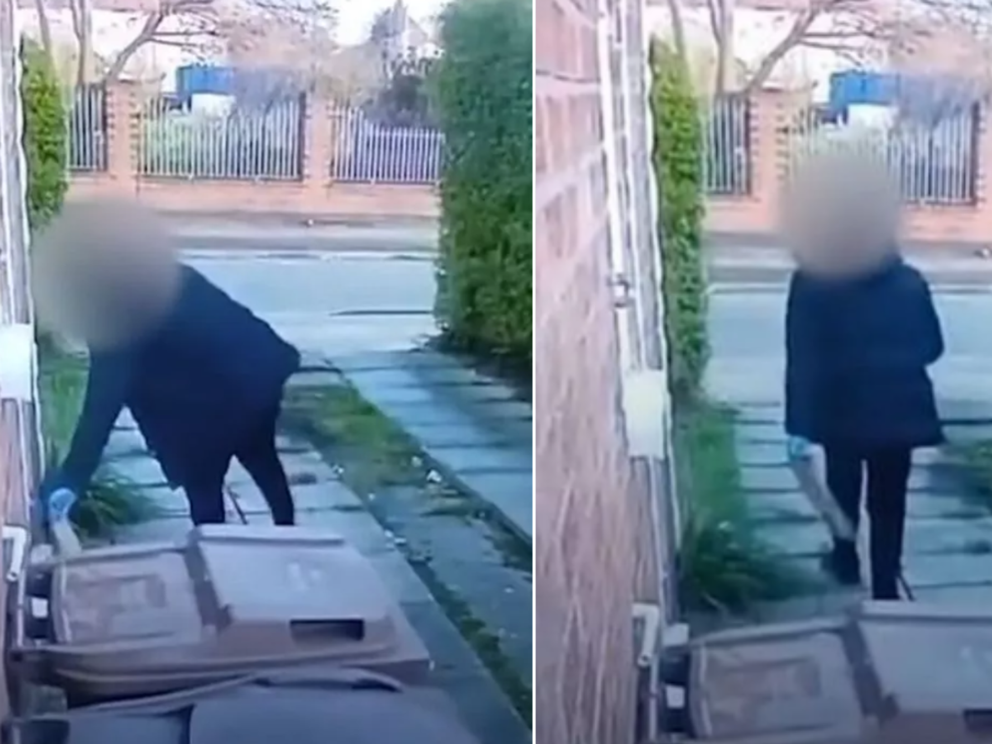 Delivery driver sacked after getting caught on camera stealing people's parcels