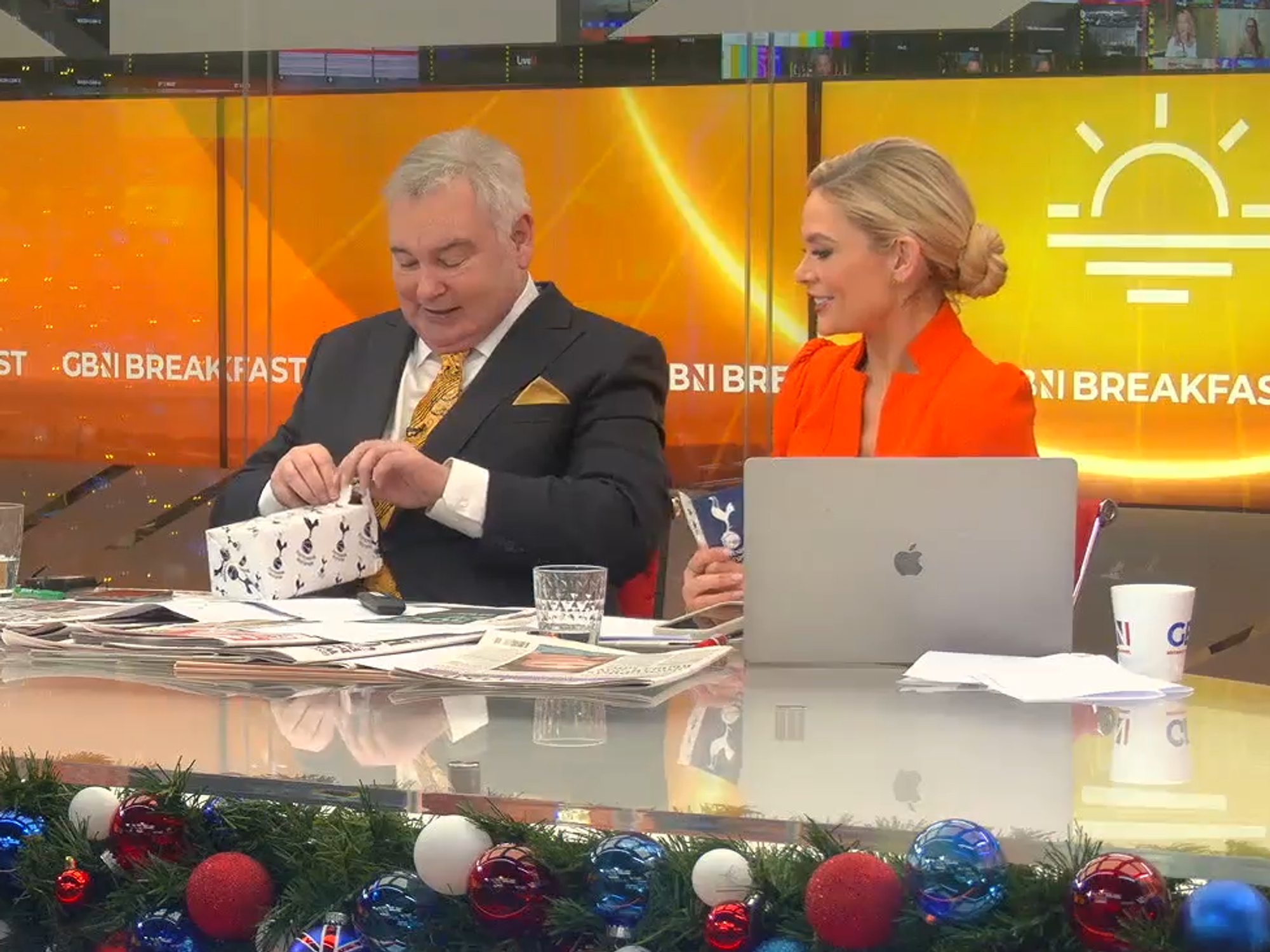WATCH: Eamonn Holmes opens special birthday present from Paul Coyte - 'That's joyous!'