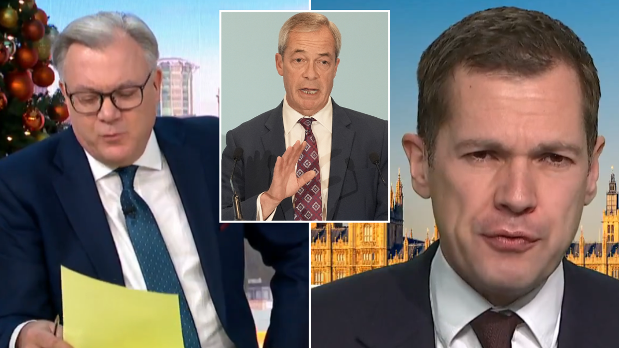 ITV GMB outrage as Robert Jenrick forced to slap away Ed Balls' 'desperate' Nigel Farage remark: 'This is a witch hunt!'