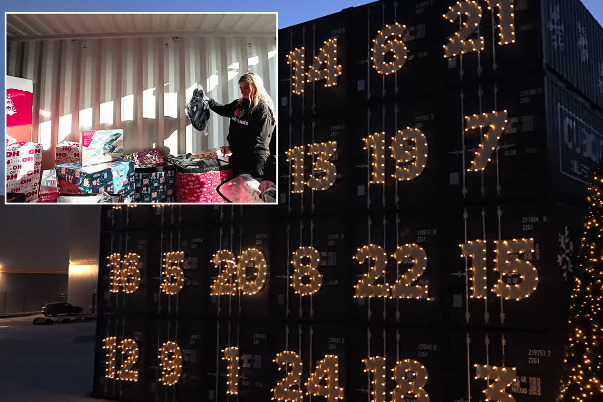 Children to receive thousands of gifts from 48ft-wide charity advent calendar