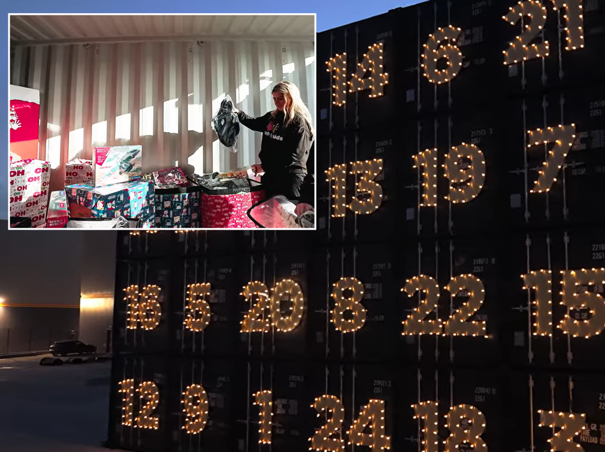 Children to receive thousands of gifts from 48ft-wide charity advent calendar