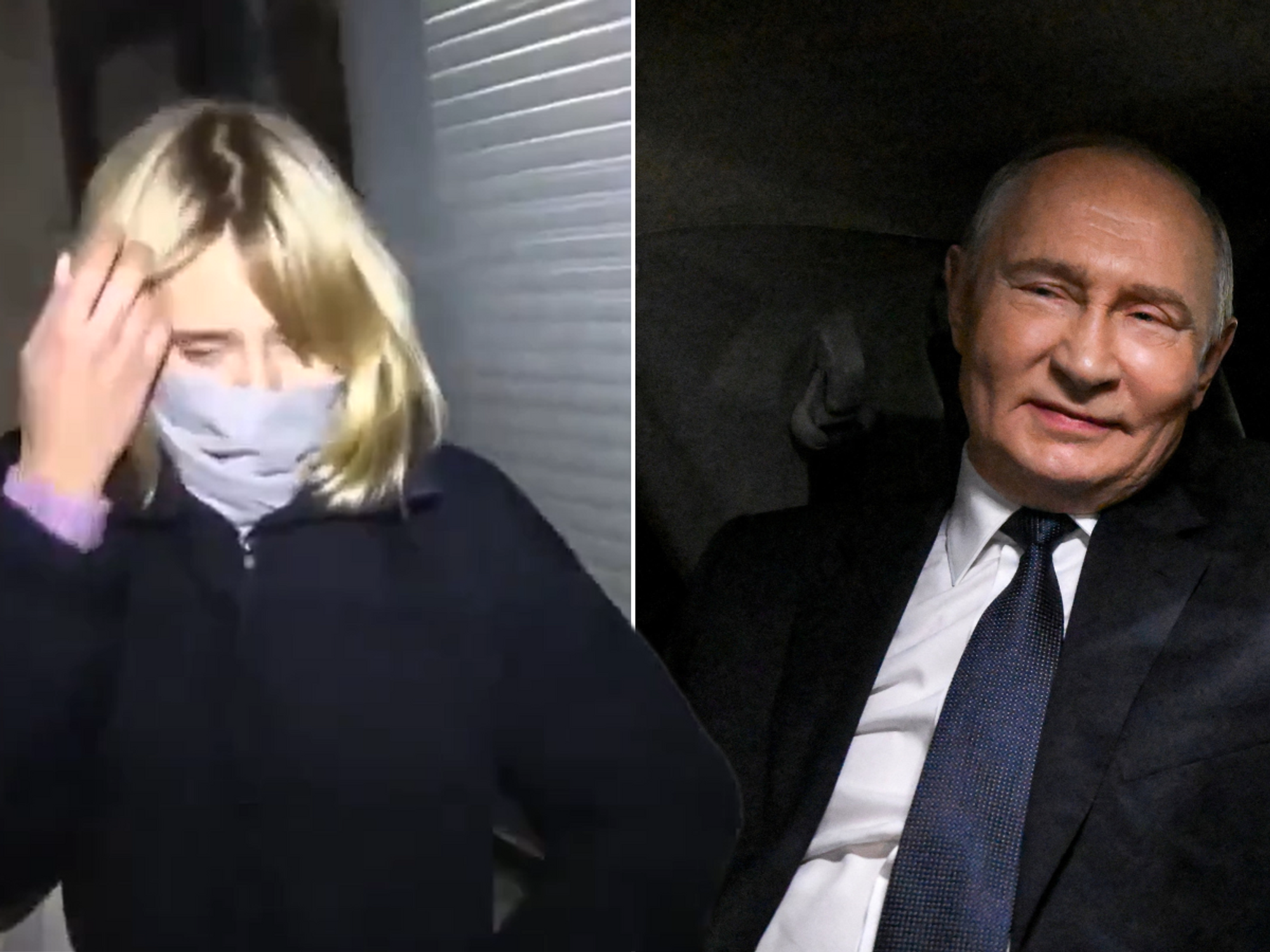 Vladimir Putin's 'secret lovechild' says she is sorry for father's invasion of Ukraine