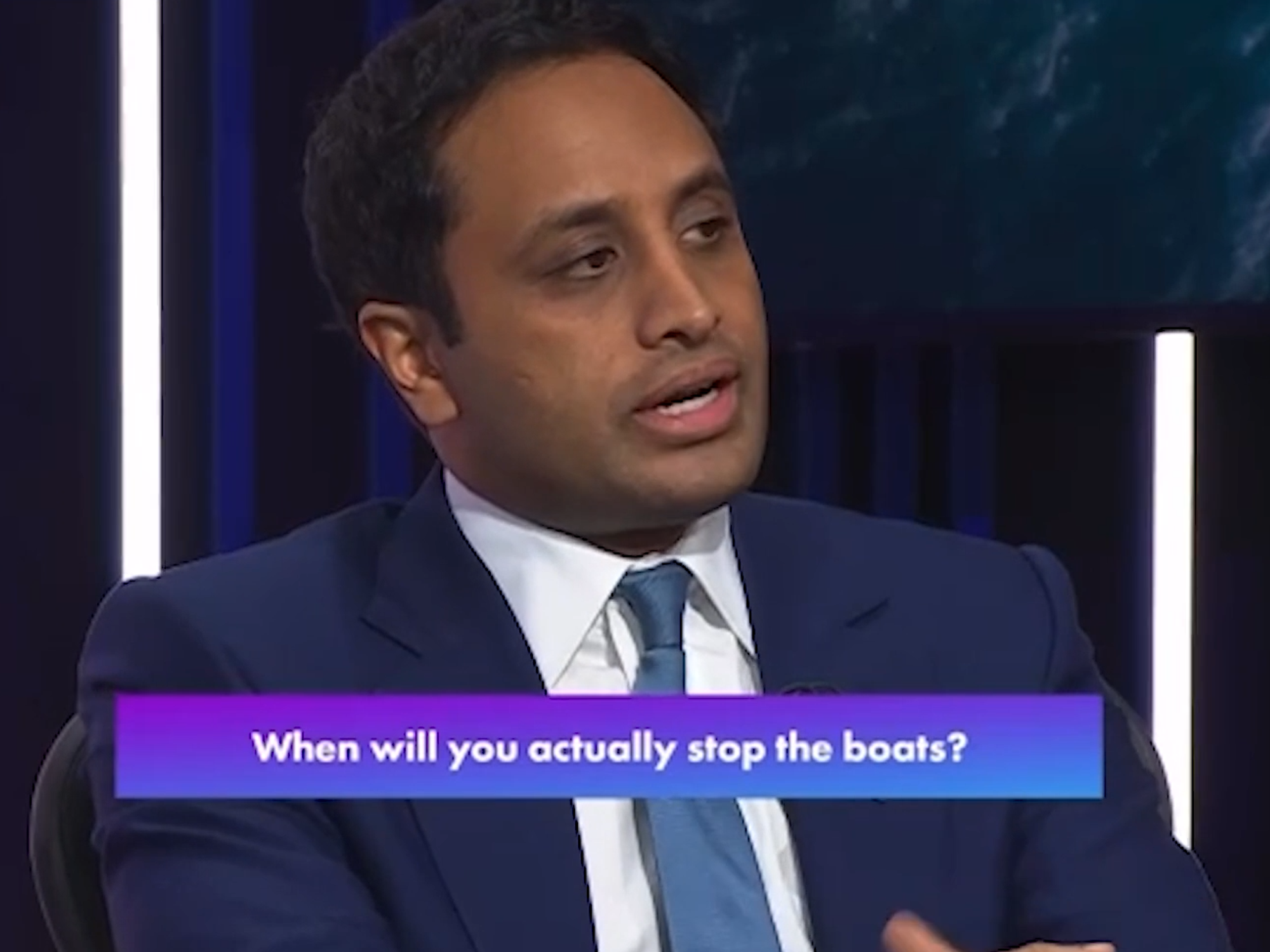 WATCH: Zia Yusuf tells illegal migrant that Reform will deport ALL who have arrived in the UK illegally