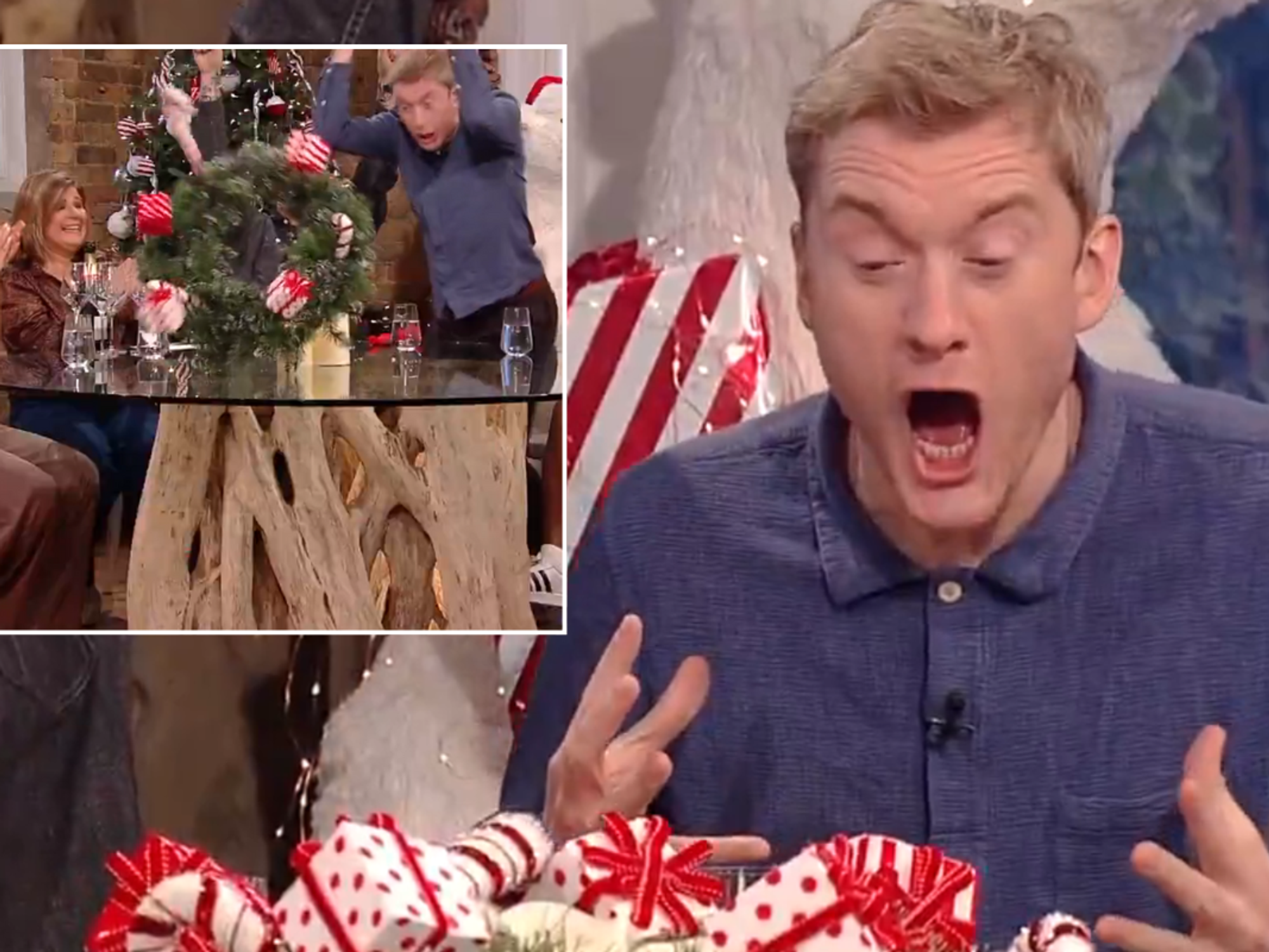 James Acaster branded 'pathetic' as he divides BBC Saturday Kitchen fans by destroying set in 'di...