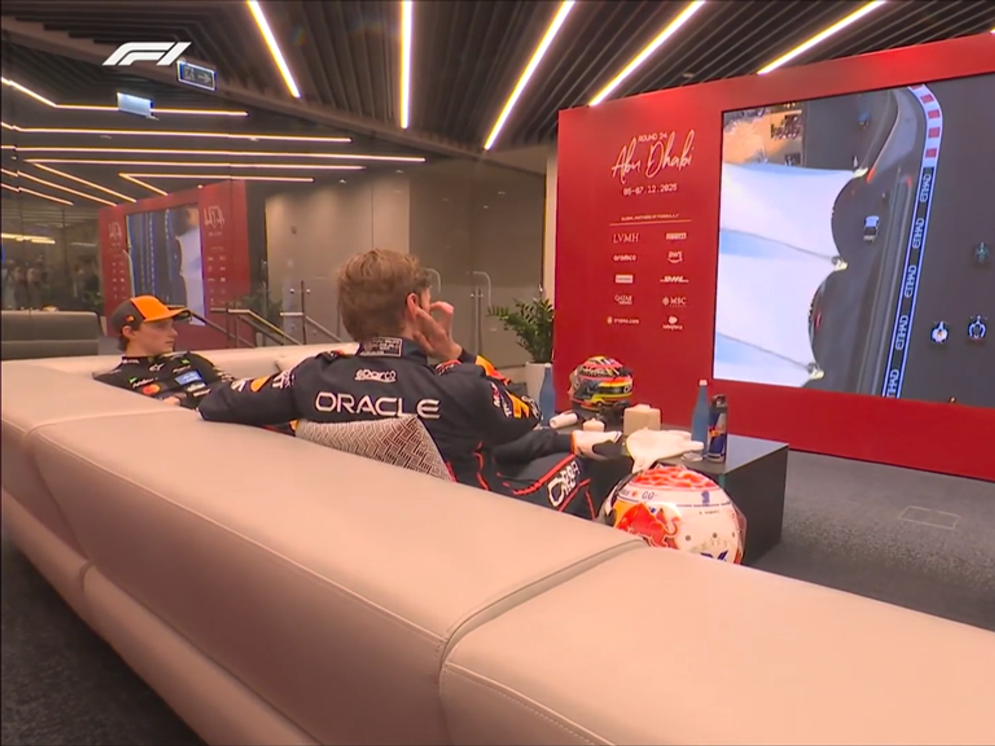 Oscar Piastri grills Max Verstappen behind the scenes immediately after Lando Norris wins F1 crown