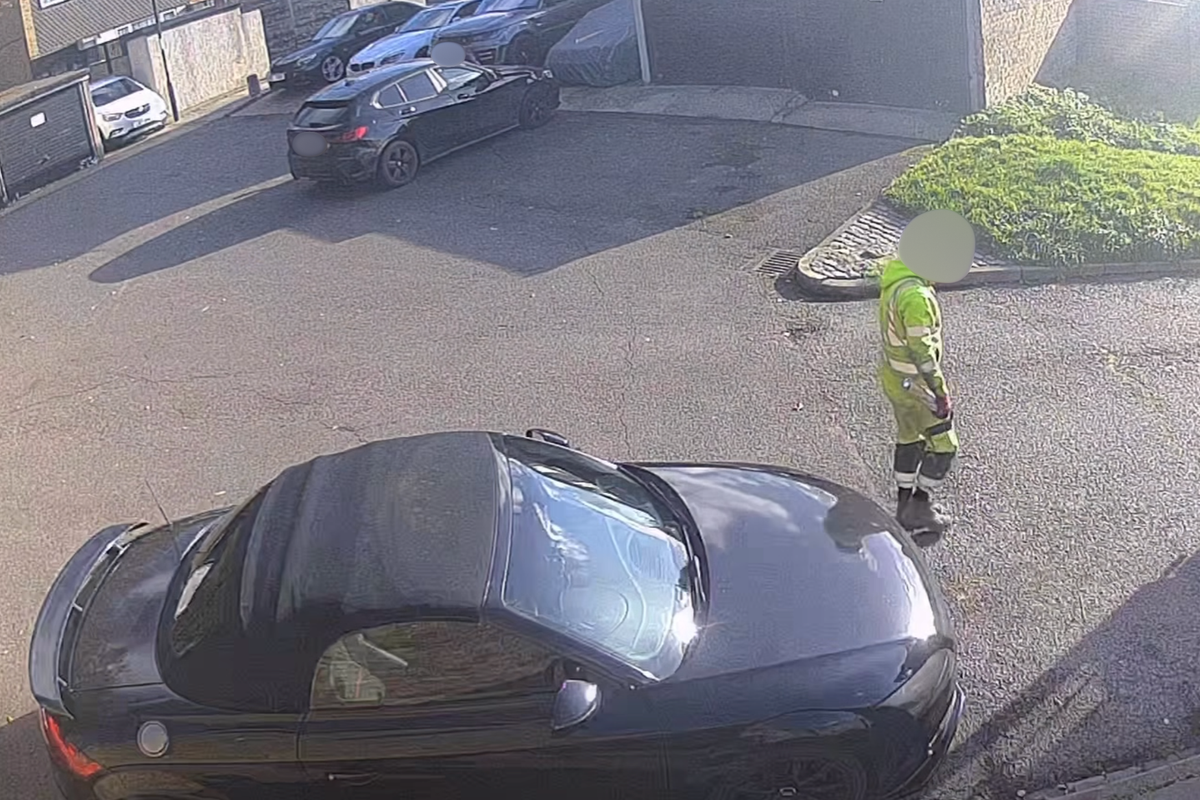 Driver issued multiple parking tickets after council contractor paints disabled bay around his car