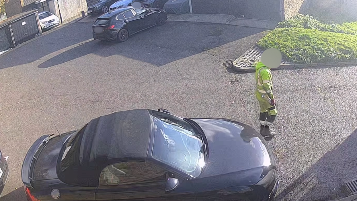 Driver issued multiple parking tickets after council contractor paints disabled bay around his car