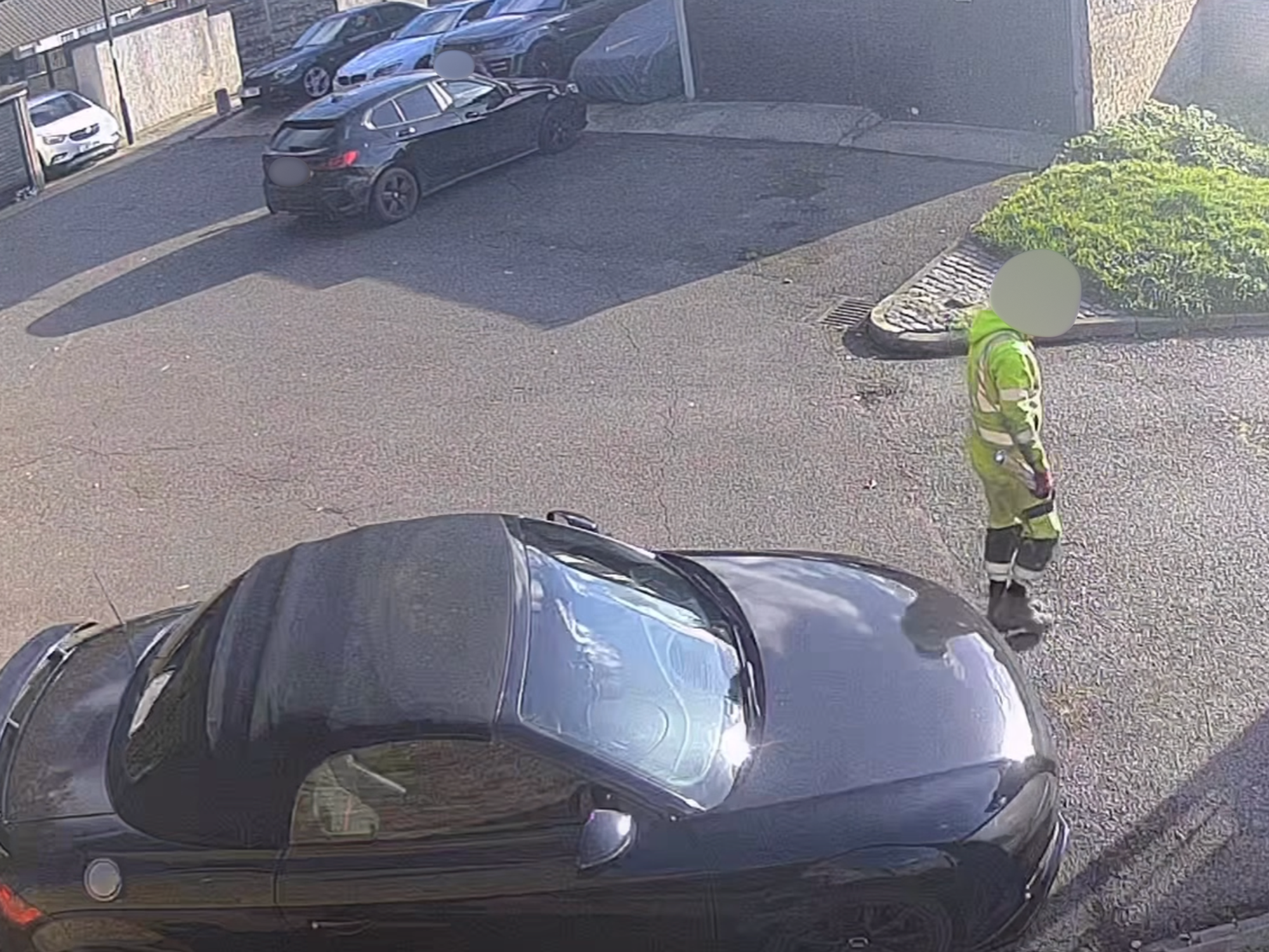 Driver issued multiple parking tickets after council contractor paints disabled bay around his car