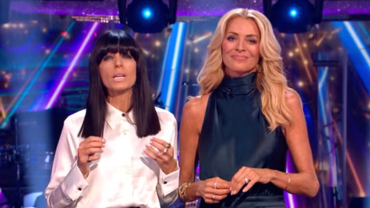 ‘We’re not allowed to cry!’ Claudia Winkleman and Tess Daly forced to hold back tears in dramatic Strictly farewell