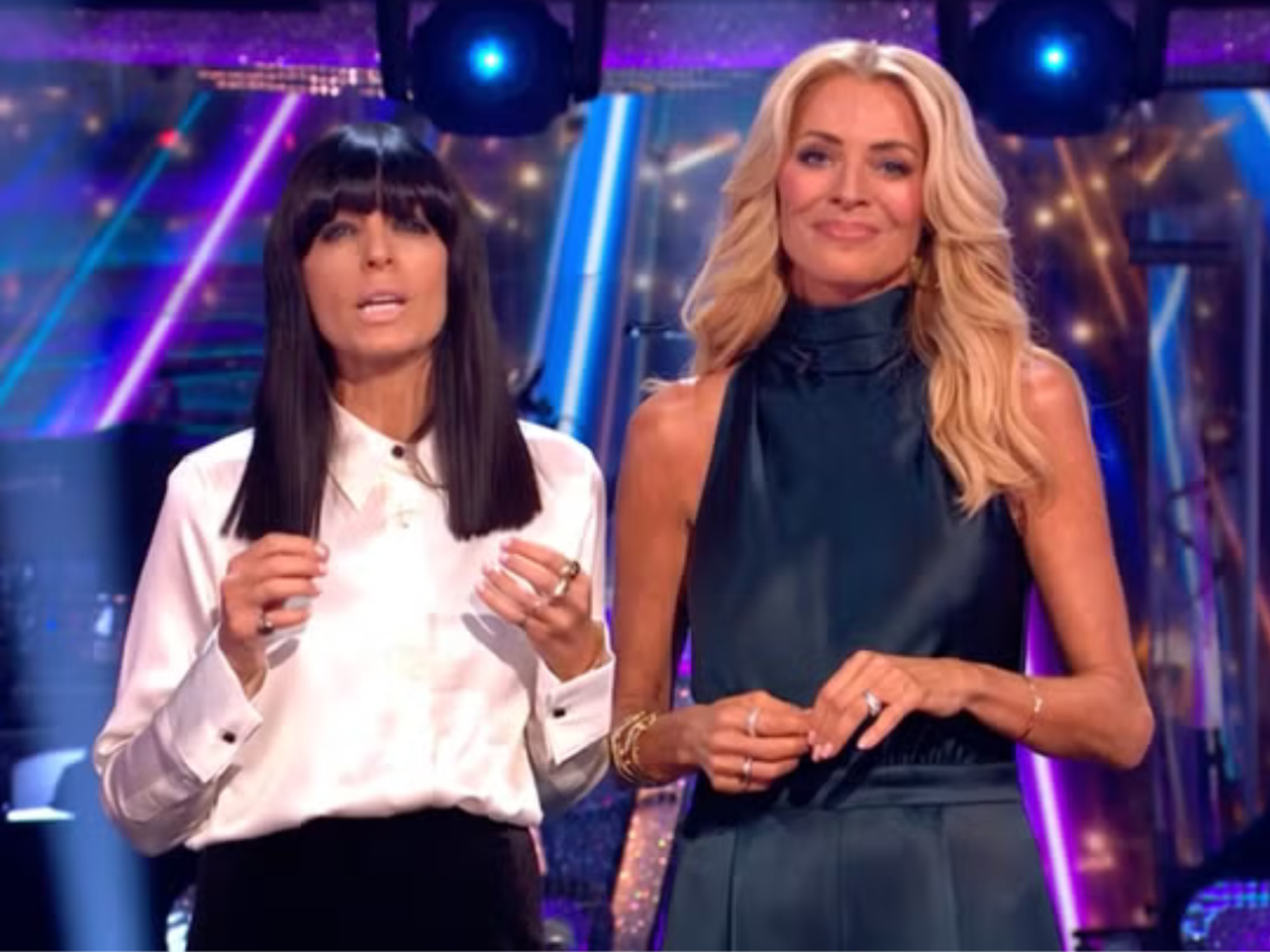 ‘We’re not allowed to cry!’ Claudia Winkleman and Tess Daly forced to hold back tears in dramatic...