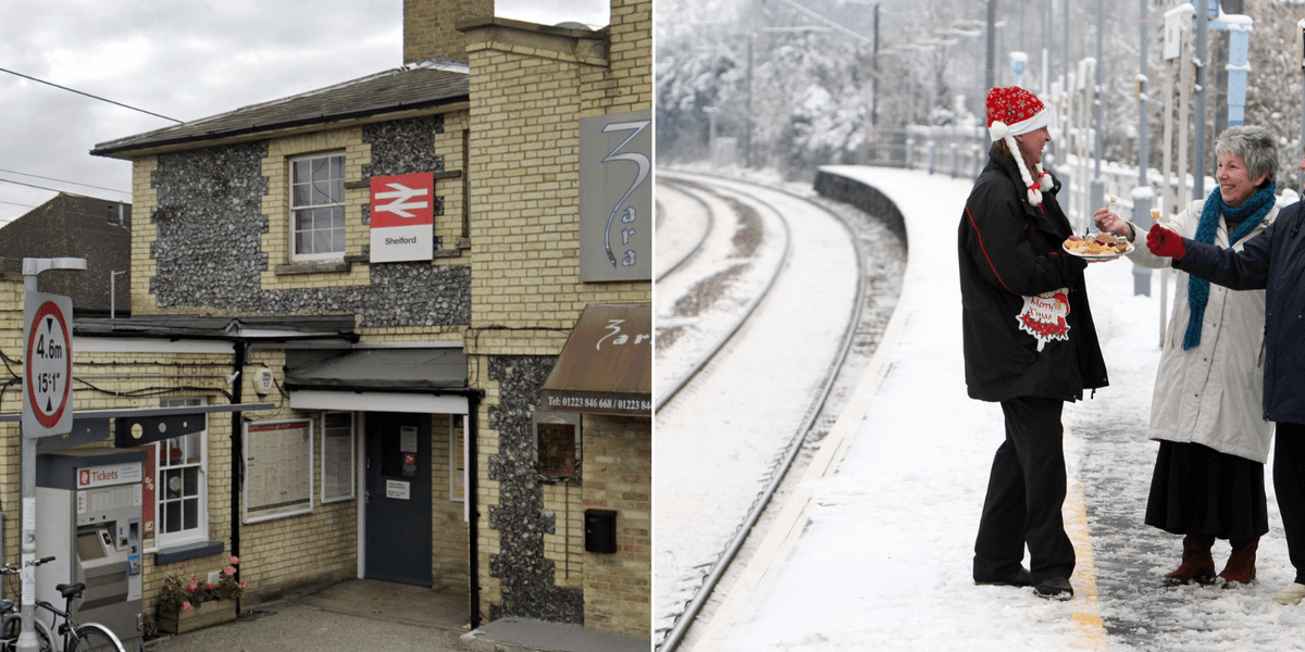 ‘Christmas miracle’ for Cambridge couple after Good Samaritan train driver makes extra stop ‘Christmas miracle’ for Cambridge couple after Good Samaritan train driver makes extra stop