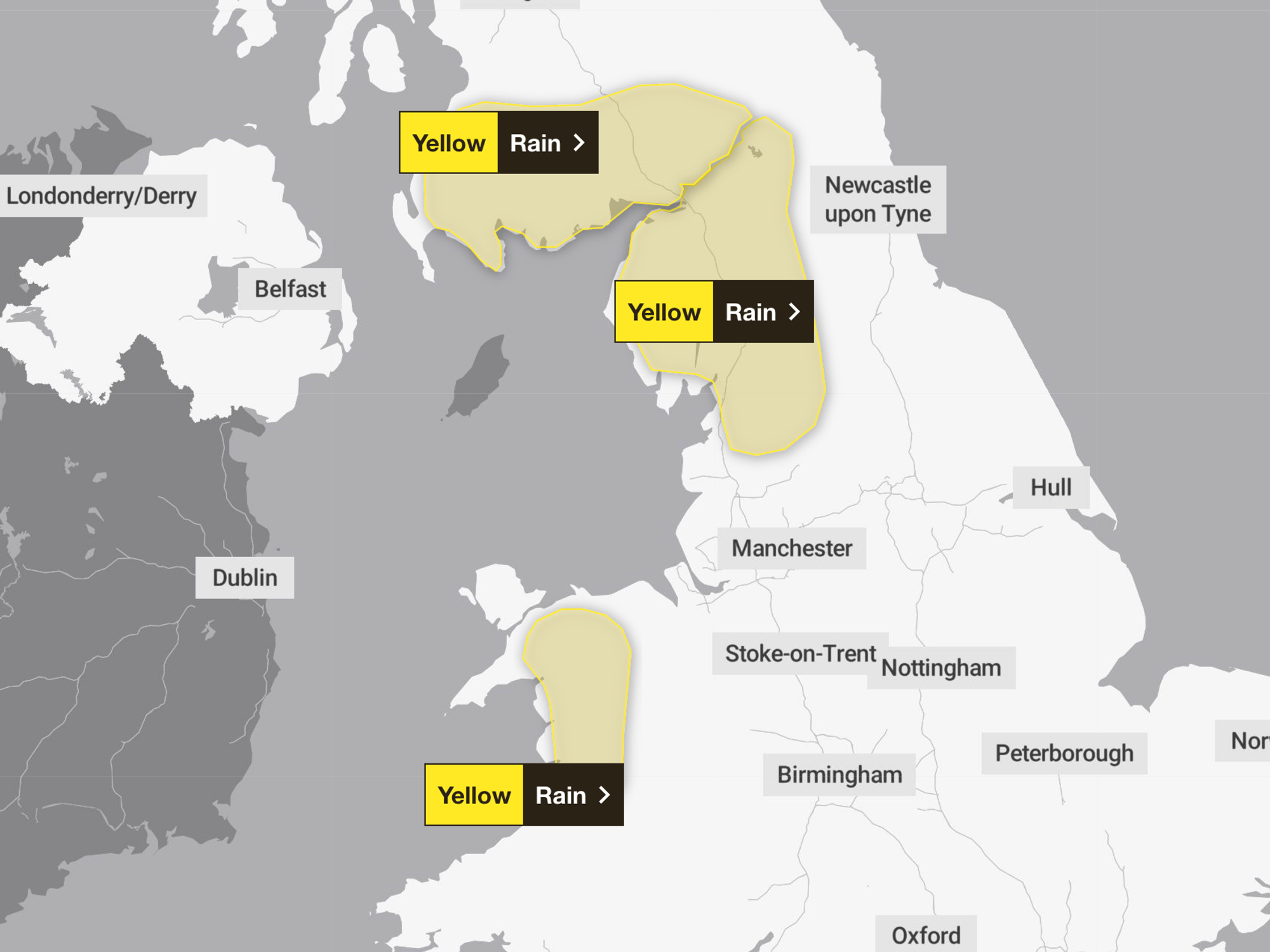 UK weather: Met Office issues triple rain warning as Britons brace for weekend washout