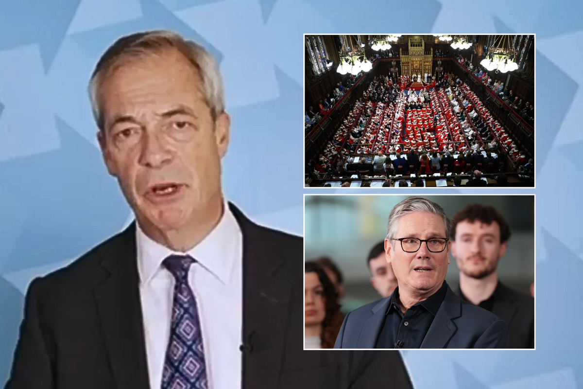 Nigel Farage says Keir Starmer ‘determined to crush dissent' over Reform's House of Lords snub