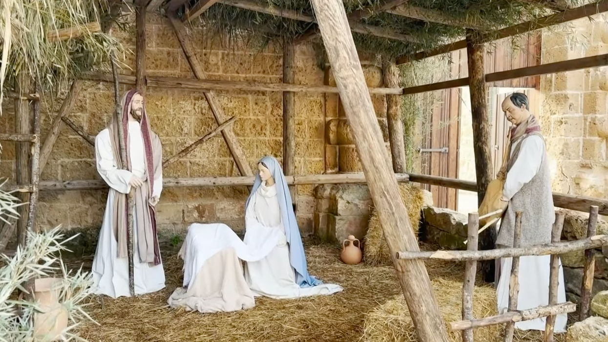 Migrant fugitive arrested after he was caught pretending to be statue in nativity scene