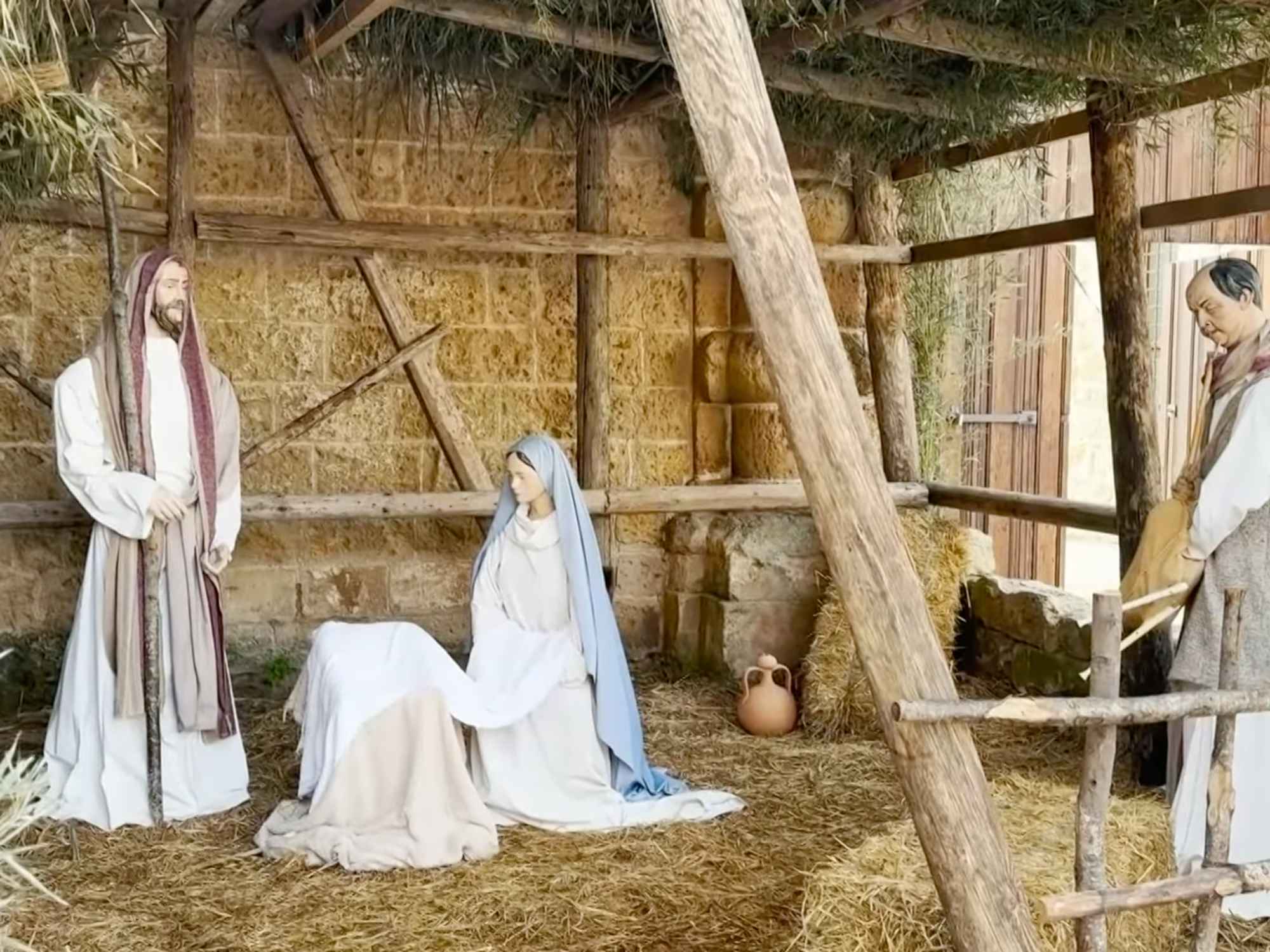 Migrant fugitive arrested after he was caught pretending to be statue in nativity scene