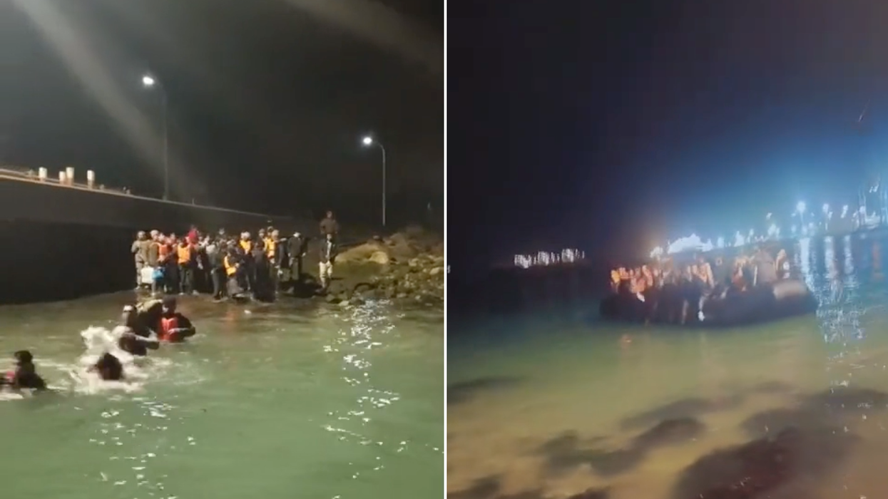 Channel calm shattered as HUNDREDS of small boat migrants set sail for Britain after 28-day lull