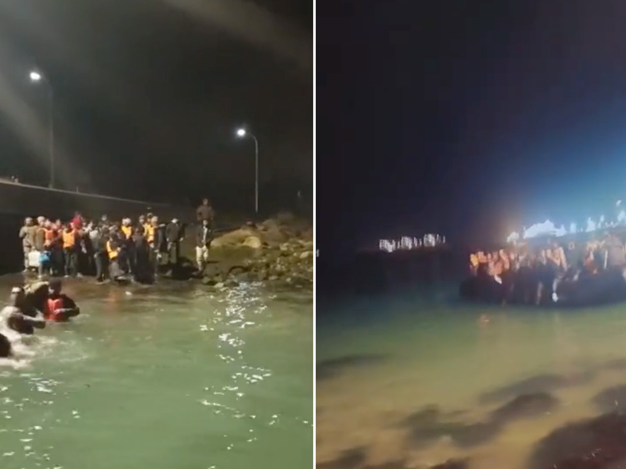 Channel calm shattered as HUNDREDS of small boat migrants set sail for Britain after 28-day lull