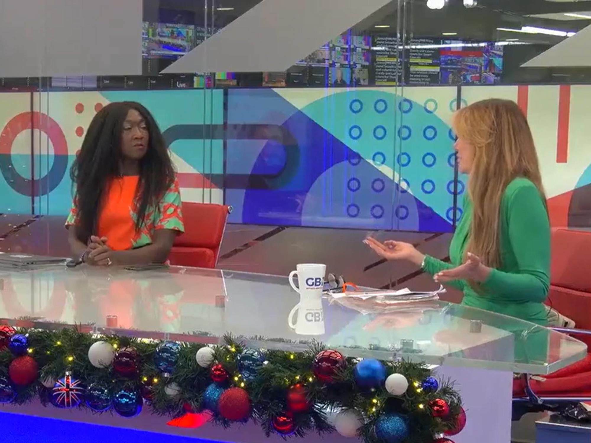 'It got STUPID!' GB News guests engulfed in fiery row over wearing masks to stop 'super flu'