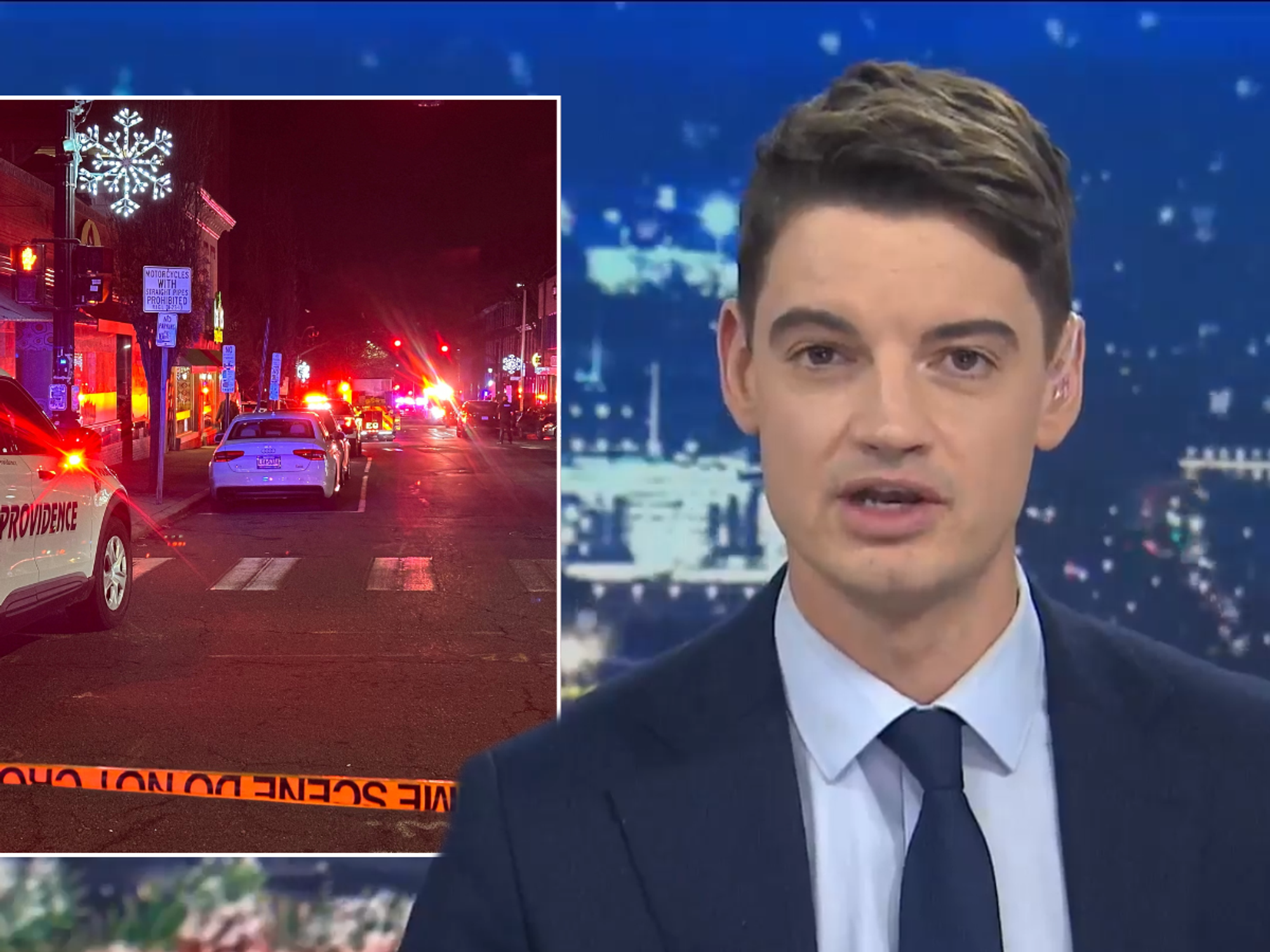 Watch moment Ben Leo reads heartbreaking text from Brown University at moment of mass shooting