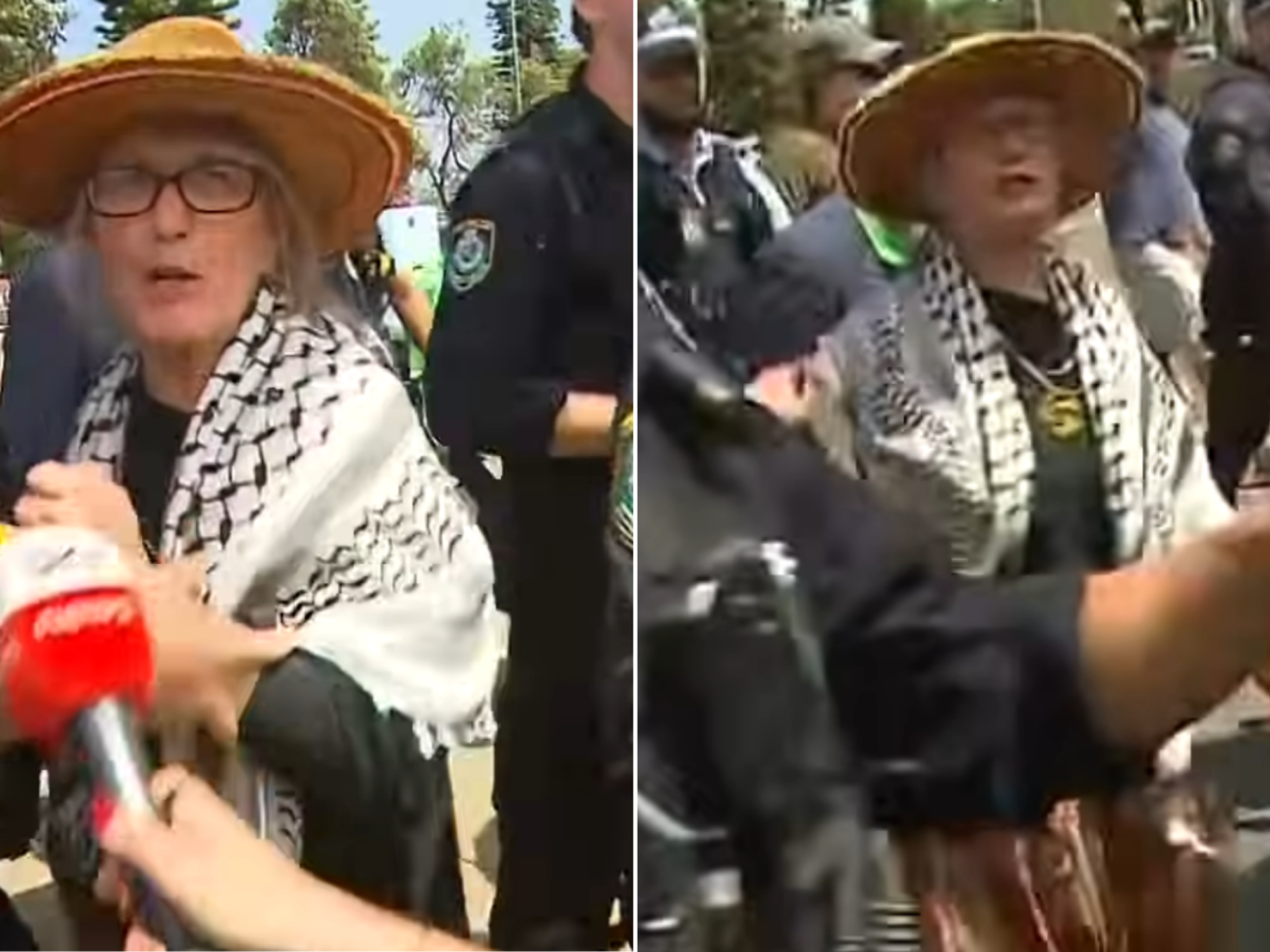 Fury after ‘disgraceful’ pro-Palestine activist disrupts vigil for Bondi Beach attack victims
