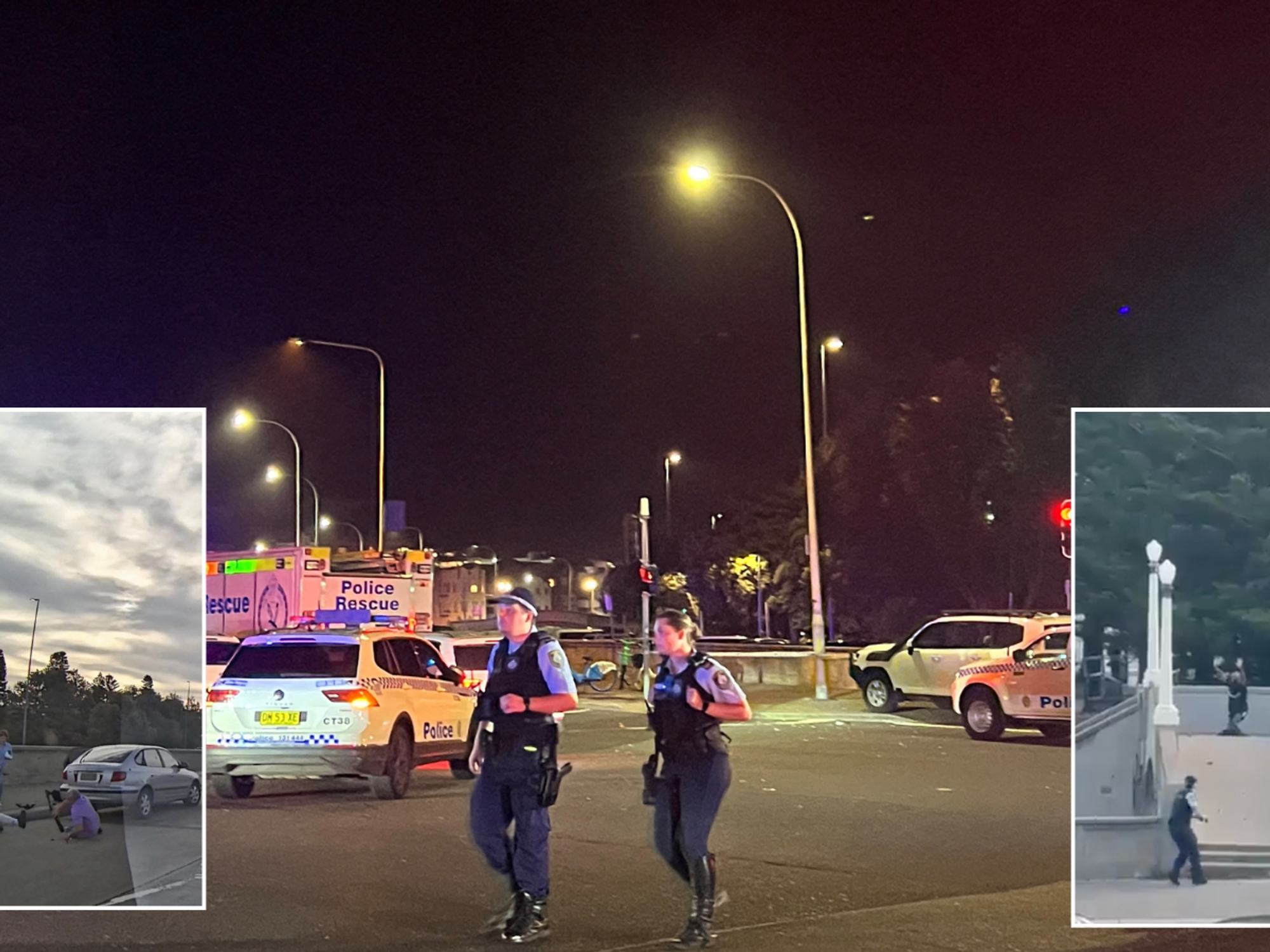 Asylum seeker disarms Bondi Beach shooter before being shot by police as couple confront gunman father