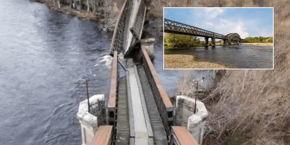 Historic 19th century UK landmark collapsing into river caused by ‘soil erosion’ Historic 19th century UK landmark collapsing into river caused by ‘soil erosion’