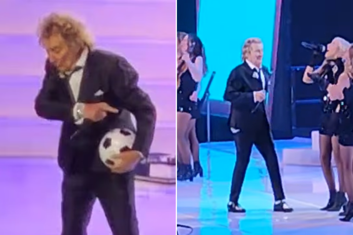 Sir Rod Stewart, 80, halts gig mid-song as he 'yells at concert-goer' after being left frustrated by interruption