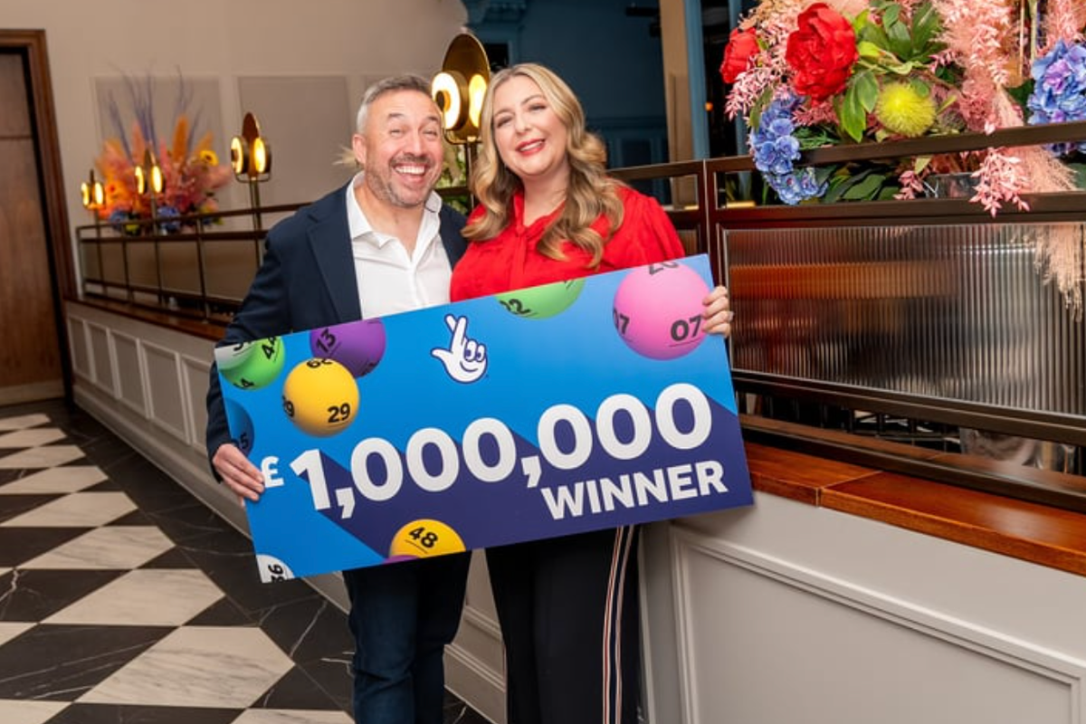 Lucky couple scoops second National Lottery win defying odds of more than 24 TRILLION to one