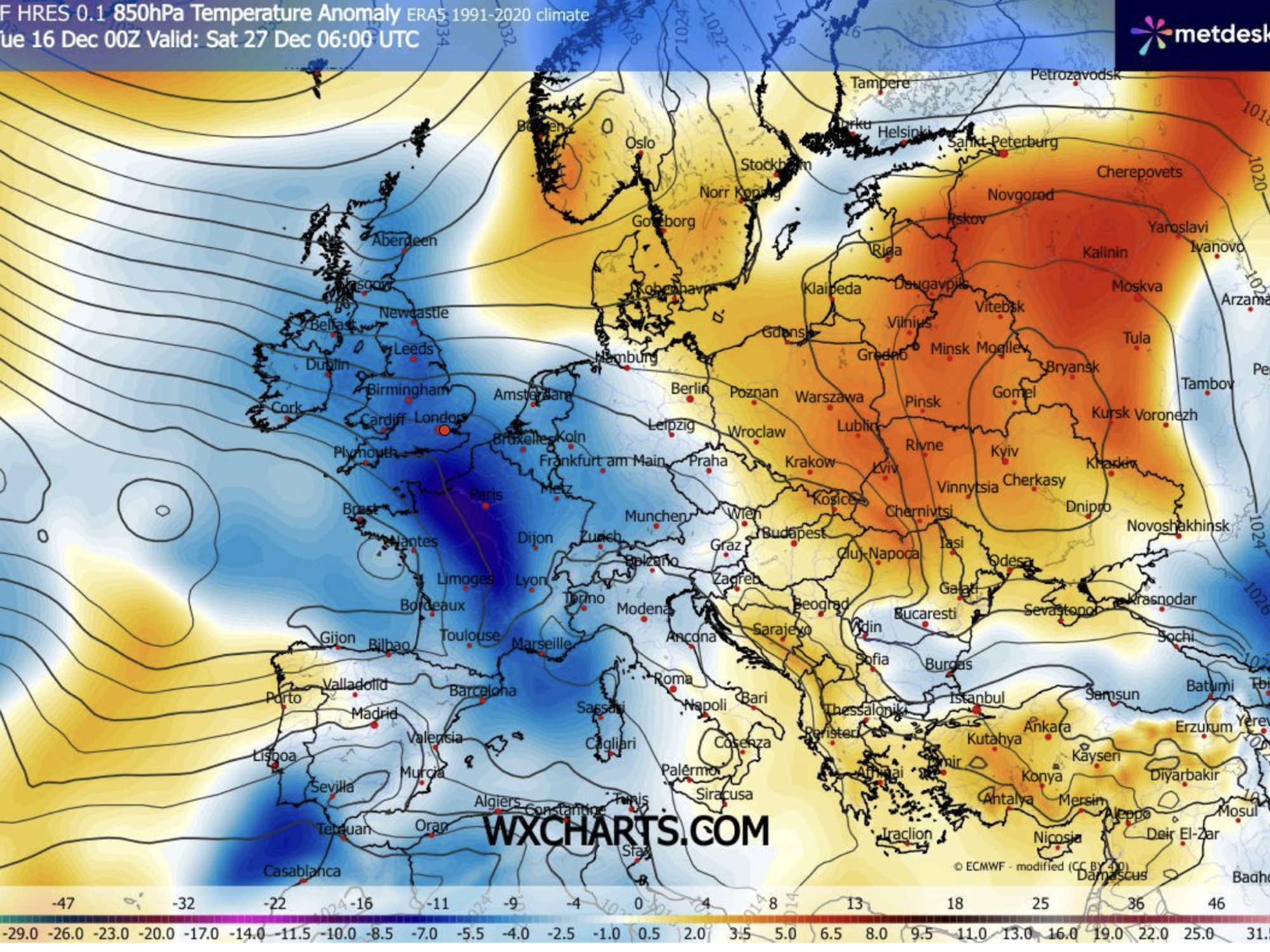 UK weather: Arctic U-turn sets temperatures plunging as Britain to be hit with 'pseudo-White Christmas'