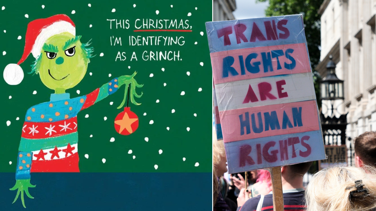 Sainsbury's axes joke Christmas card after caving to trans activist outrage