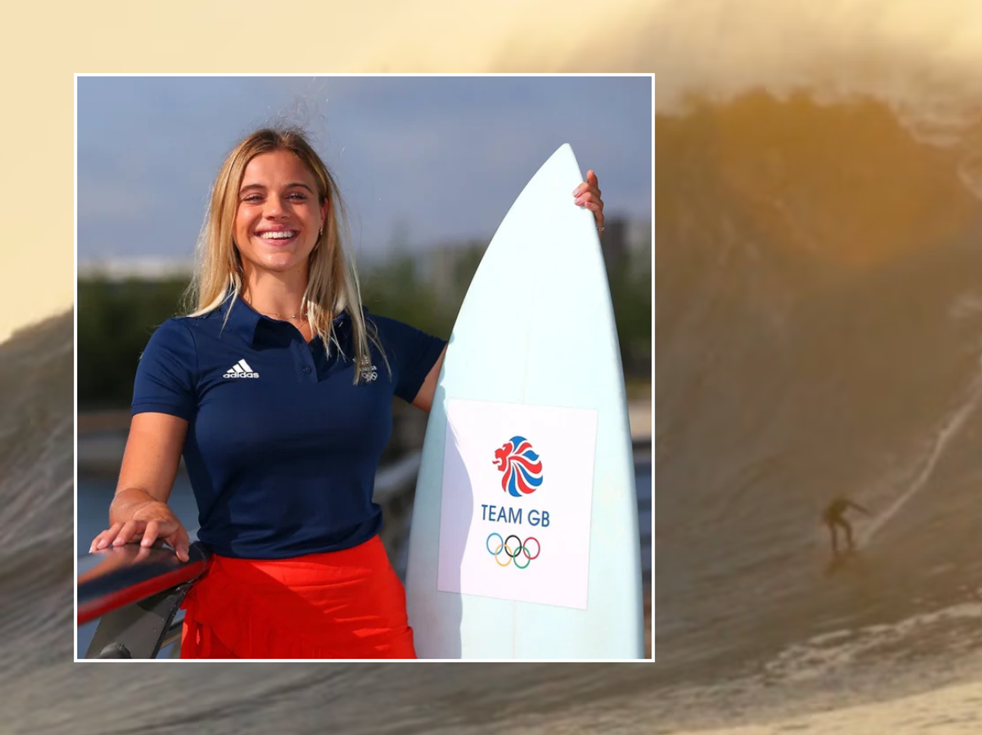 British woman claims world record for riding the largest wave ever as she waits for confirmation