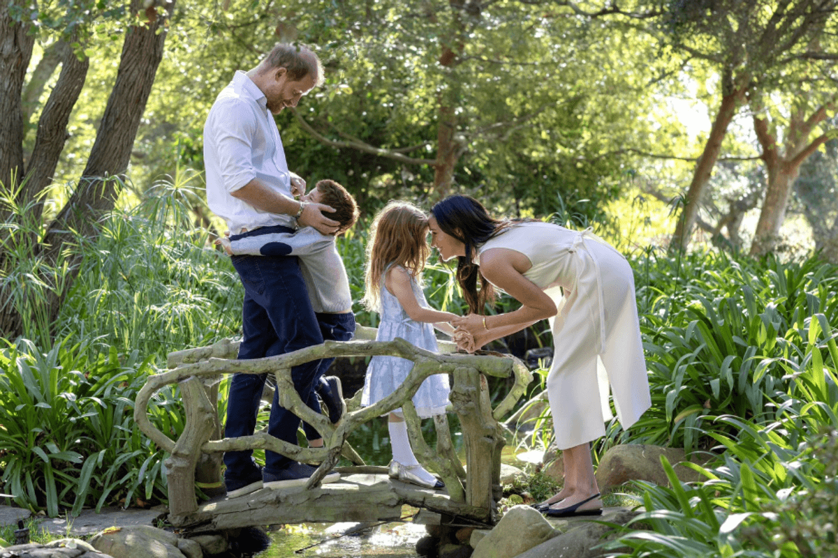 Meghan shares new photo of Archie and Lilibet as Sussexes issue their third Christmas card of the day