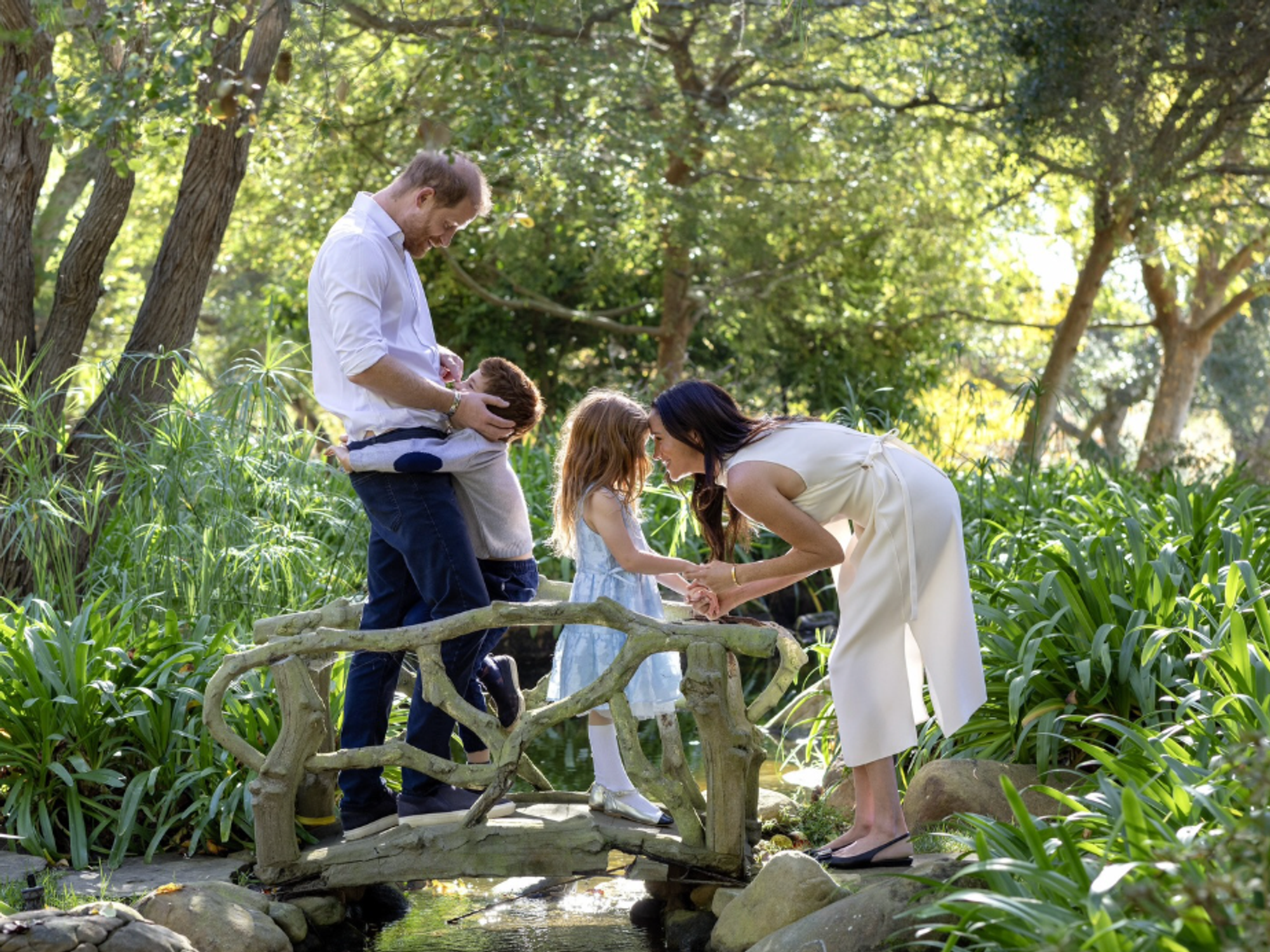 Meghan shares new photo of Archie and Lilibet as Sussexes issue their third Christmas card of the day