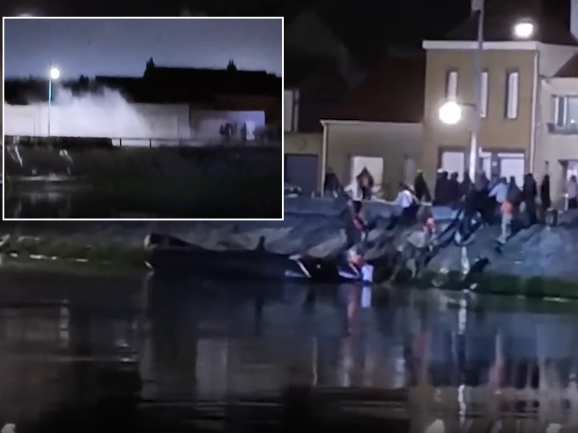 Migrants clash with French police as hundreds cross Channel for second consecutive weekend