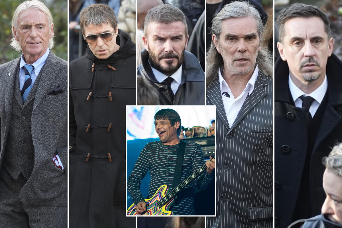 Gary 'Mani' Mounfield funeral: Sir David Beckham leads line of celebrity attendees at Stone Roses star's farewell