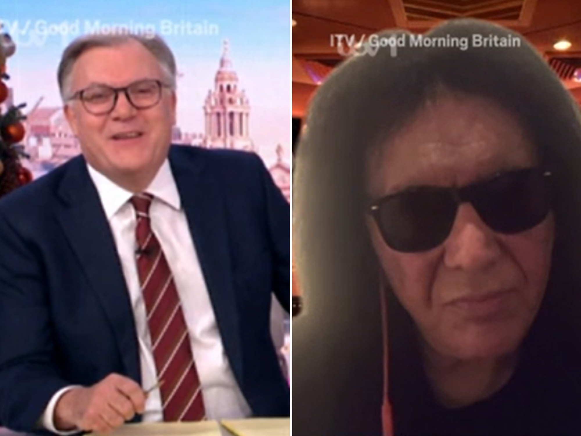 Gene Simmons fumes 'shut your piehole' on ITV GMB after being questioned about Donald Trump follo...