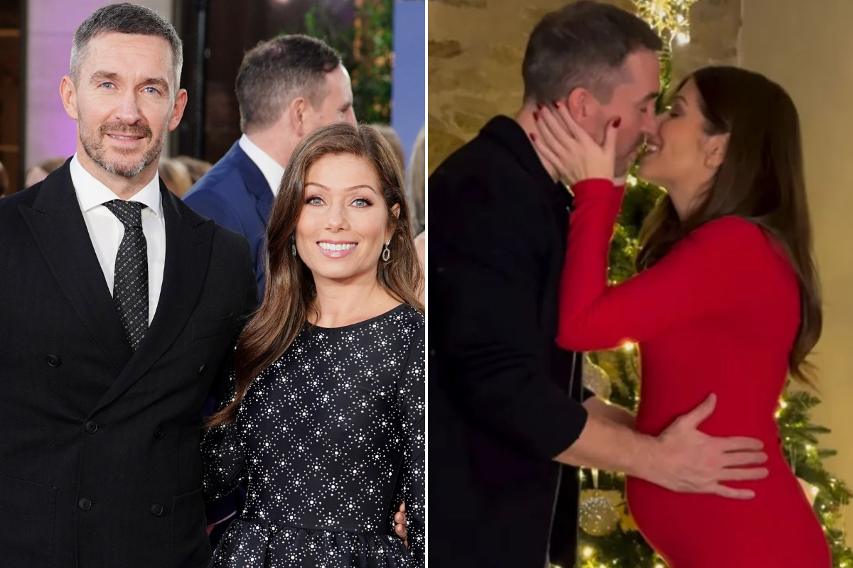 Nikki Sanderson announces pregnancy with fellow soap star Anthony Quinlan as co-stars react to adorable update