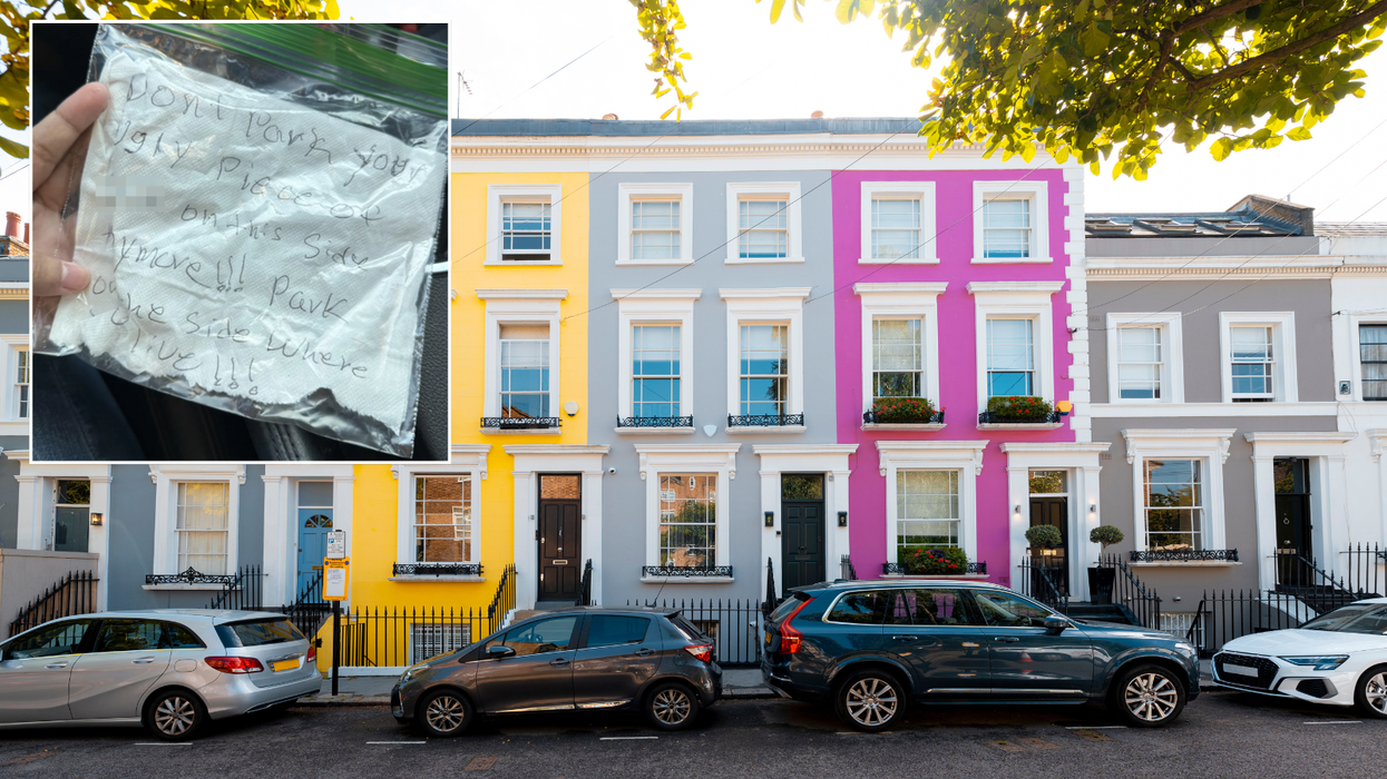 Homeowner shocked after finding neighbour's passive aggressive note on her 'ugly' car