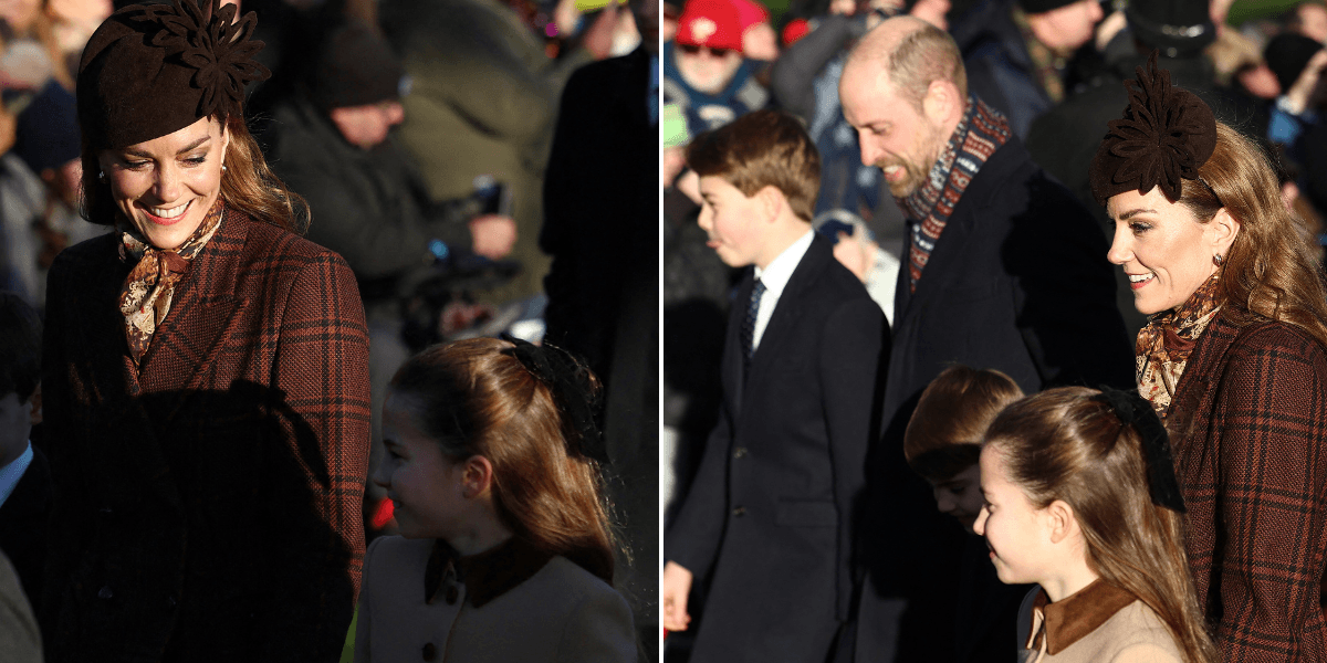 Kate Middleton and Prince William bring George, Charlotte and Louis to Sandringham for Christmas Day tradition Kate Middleton and Prince William bring George, Charlotte and Louis to Sandringham for Christmas Day tradition