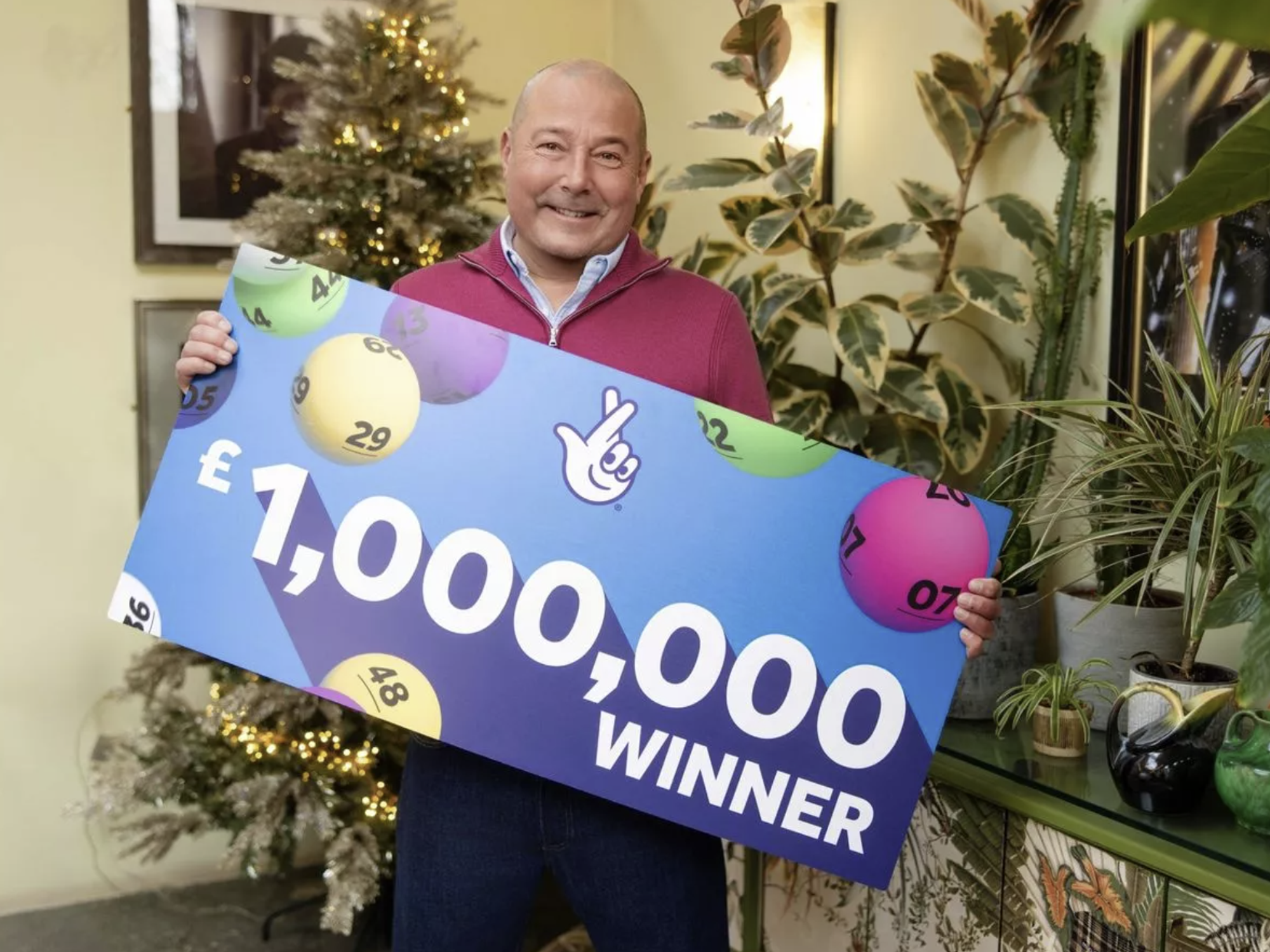National Lottery winner scoops £1million prize after making 'random' £5 scratchcard purchase