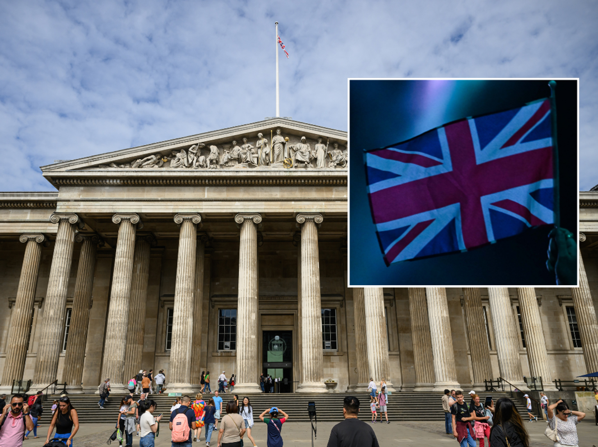 British Museum under fire after 'poor taste' Union Jack party slammed as 'far-right'