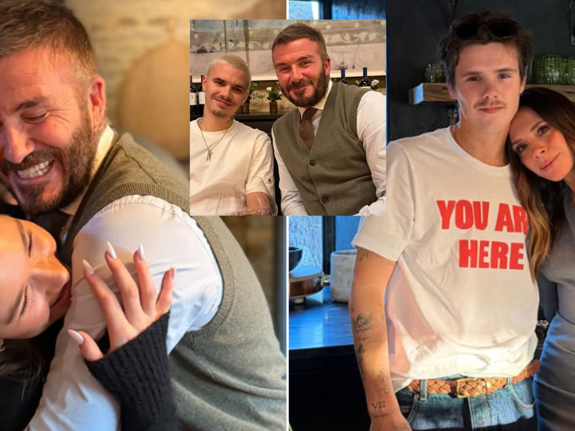 David and Victoria Beckham make pointed show of unity as Brooklyn misses festive celebrations