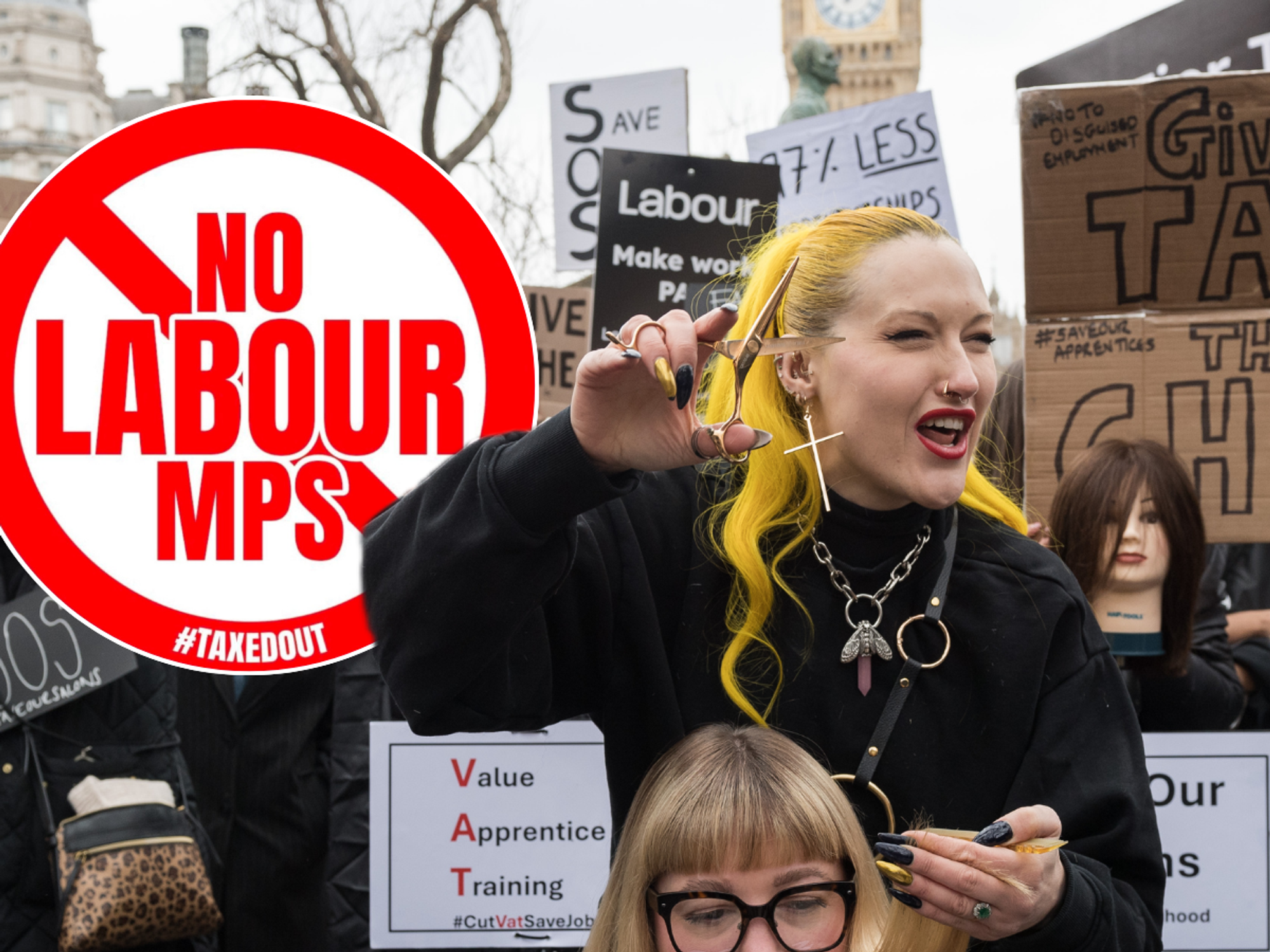 Hairdressers join forces with pub landlords and BAN Labour MPs