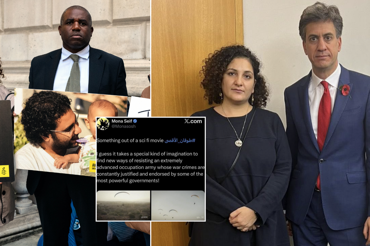 Labour ministers spark outrage after posing for photos with 'extremist's sister' who denounced calls for Hamas to end violence